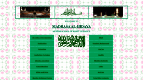 What Madrasahidaya.net website looked like in 2019 (4 years ago)