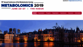 What Metabolomics2019.org website looked like in 2019 (4 years ago)
