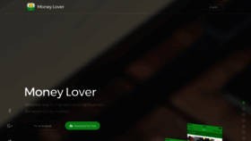 What Moneylover.com website looked like in 2019 (4 years ago)