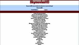 What Myskymovieshd.com website looked like in 2019 (4 years ago)