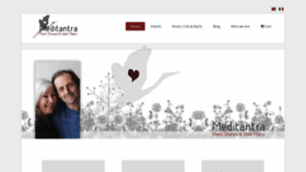 What Meditantra.com website looked like in 2019 (4 years ago)