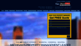 What Michiganpropertymanagers.com website looked like in 2019 (4 years ago)