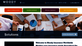 What Moodyinsurance.com website looked like in 2019 (4 years ago)