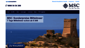 What Msc-seereisen.de website looked like in 2019 (4 years ago)