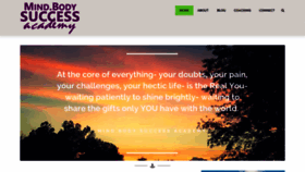 What Mindbodysuccessacademy.com website looked like in 2019 (4 years ago)