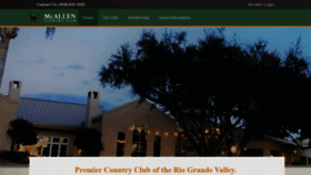 What Mcallencountryclub.com website looked like in 2019 (4 years ago)