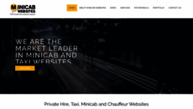 What Minicabwebsites.co.uk website looked like in 2019 (4 years ago)