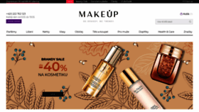 What Makeup.cz website looked like in 2019 (4 years ago)