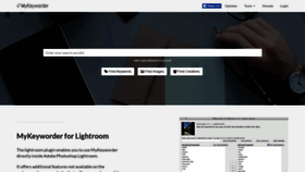 What Mykeyworder.com website looked like in 2019 (6 years ago)