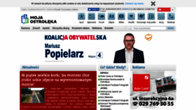 What Moja-ostroleka.pl website looked like in 2019 (5 years ago)
