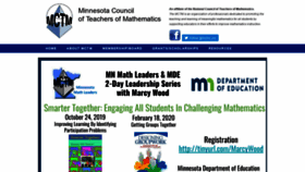 What Mctm.org website looked like in 2019 (4 years ago)