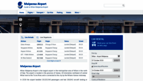 What Malpensaairport.net website looked like in 2019 (4 years ago)