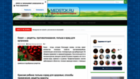 What Medistok.ru website looked like in 2019 (4 years ago)