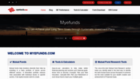 What Myefunds.com website looked like in 2019 (4 years ago)