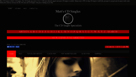 What Mattscdsingles.com website looked like in 2019 (5 years ago)