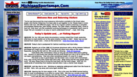What Michigansportsman.com website looked like in 2019 (4 years ago)
