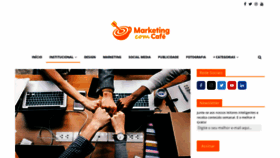 What Marketingcomcafe.com.br website looked like in 2019 (4 years ago)