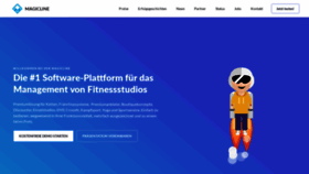 What Magicline.de website looked like in 2019 (4 years ago)