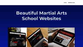 What Martialartswebsites.com website looked like in 2019 (4 years ago)