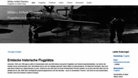 What Mil-airfields.de website looked like in 2019 (4 years ago)