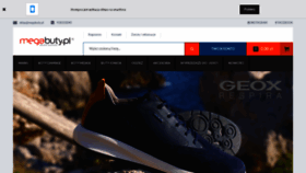 What Megabuty.pl website looked like in 2019 (5 years ago)