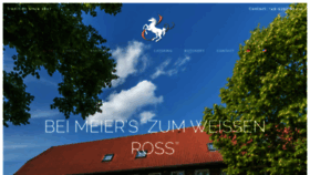 What Meiers-zum-weissen-ross.de website looked like in 2019 (4 years ago)