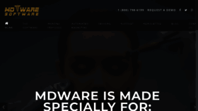 What Mdware.com website looked like in 2019 (4 years ago)