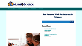 What Mumsinscience.net website looked like in 2019 (4 years ago)