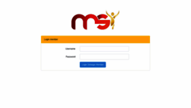 What Member.mymsi.co.id website looked like in 2019 (4 years ago)