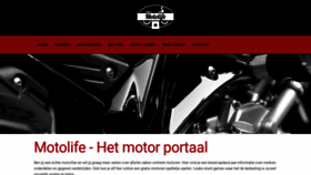 What Motolife.nl website looked like in 2019 (4 years ago)