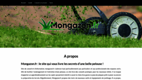 What Mongazon.fr website looked like in 2019 (4 years ago)