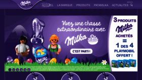 What Milka.fr website looked like in 2019 (4 years ago)