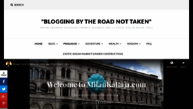 What Milankaraja.com website looked like in 2019 (4 years ago)