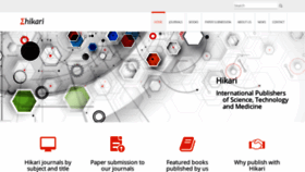 What M-hikari.com website looked like in 2019 (4 years ago)