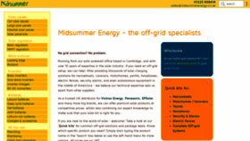 What Midsummerenergy.co.uk website looked like in 2019 (6 years ago)