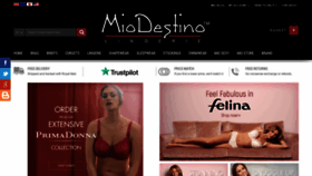 What Miodestino.com website looked like in 2019 (4 years ago)