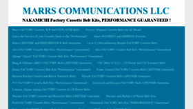 What Marrscommunications.com website looked like in 2019 (4 years ago)