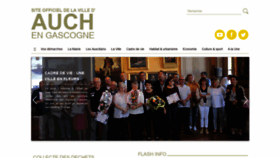 What Mairie-auch.fr website looked like in 2019 (4 years ago)