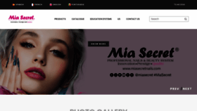 What Miasecretnails.com website looked like in 2019 (4 years ago)
