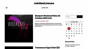 What Minitech.house website looked like in 2019 (4 years ago)