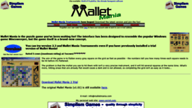 What Malletmania.com website looked like in 2019 (4 years ago)
