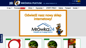What Mrowkapultusk.pl website looked like in 2019 (4 years ago)