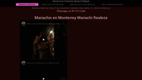 What Mariachirealeza.com website looked like in 2019 (4 years ago)