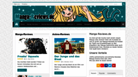 What Manga-reviews.de website looked like in 2019 (4 years ago)