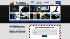 What Middex.cz website looked like in 2019 (4 years ago)