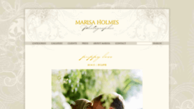 What Marisaholmesblog.com website looked like in 2019 (4 years ago)
