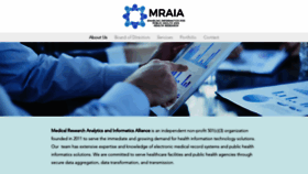 What Mraia.org website looked like in 2019 (4 years ago)