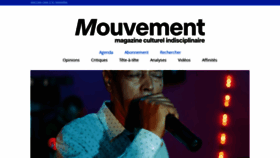What Mouvement.net website looked like in 2019 (6 years ago)