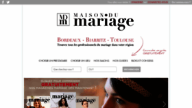 What Maisondumariage.com website looked like in 2019 (4 years ago)