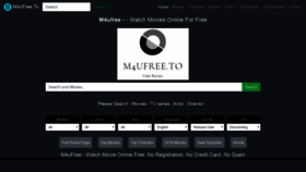 What M4ufree.co website looked like in 2019 (4 years ago)